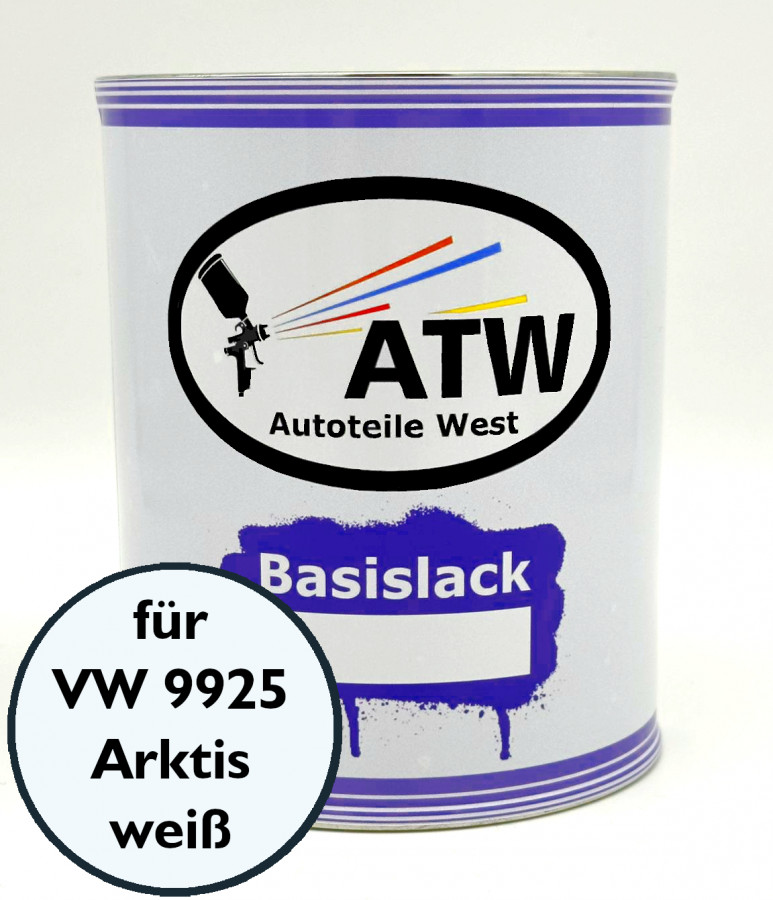 Autolack für VW 9925 Arktisweiß